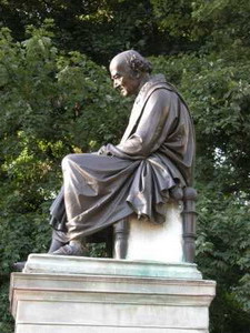 Monument to Samuel Hahnemann in Leipzig